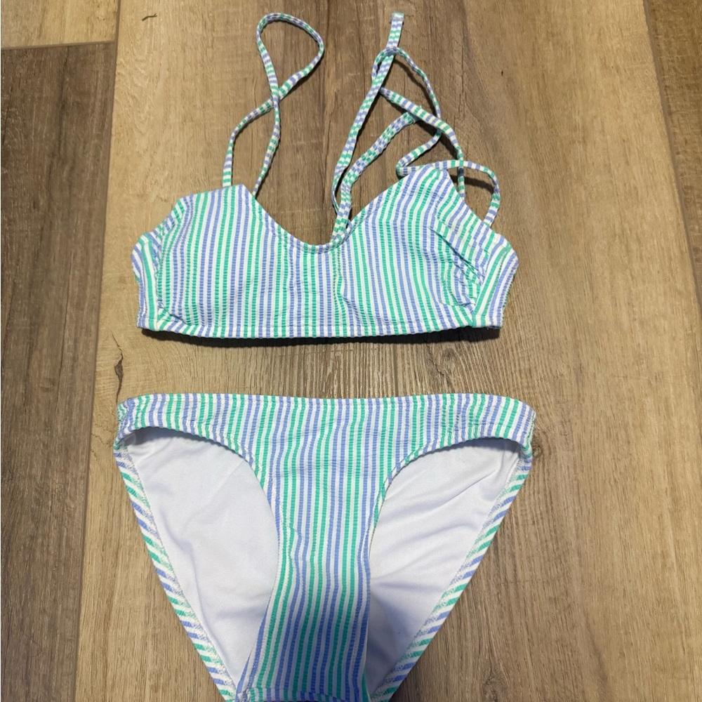 Striped Bikini Set